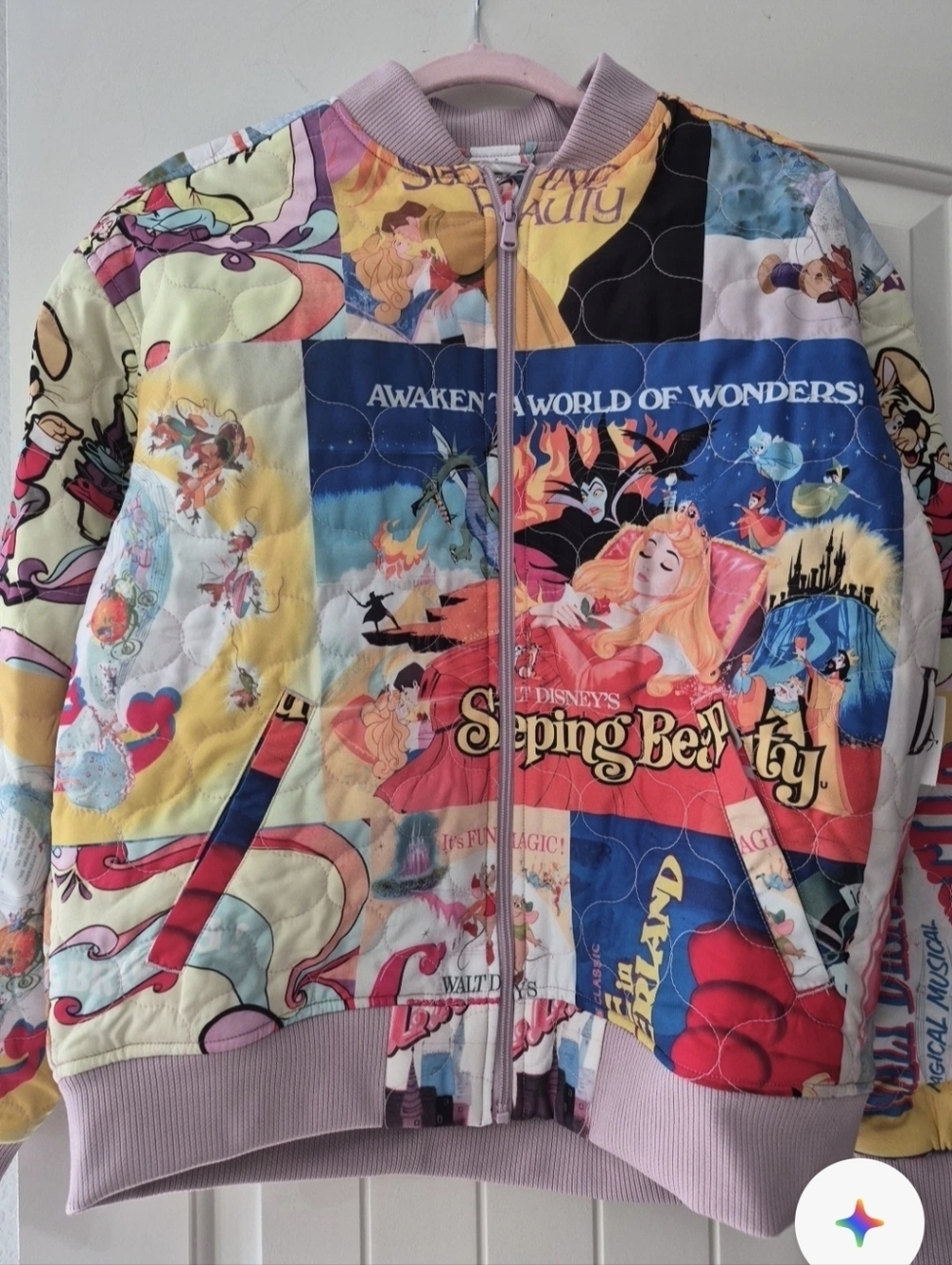 Disney Parks Disney Princess Quilt Bomber Jacket NWT Sz M - Picture 2 of 9